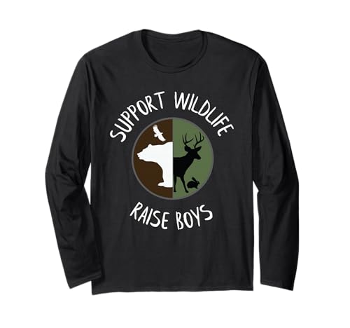 Support Wildlife Raise Jungen Muttertag Lustiger Junge Mama Langarmshirt Support Wildlife Raise Jungen Muttertag Lustiger Junge Mama Langarmshirt von Support Wildlife Raise Boys Mother's Day Mom Gifts