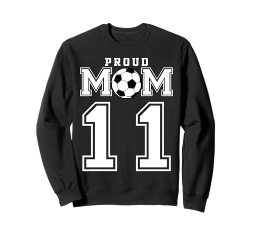 Nummer 11 Custom Proud Soccer Futbol Mom Personalisierte Frauen Sweatshirt Nummer 11 Custom Proud Soccer Futbol Mom Personalisierte Frauen Sweatshirt von Support Your Favorite Soccer Futbol Player Number