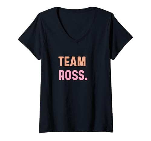 Damen Team Ross - Name T-Shirt mit V-Ausschnitt Damen Team Ross - Name T-Shirt mit V-Ausschnitt von Support Your Favorite Team by MJ