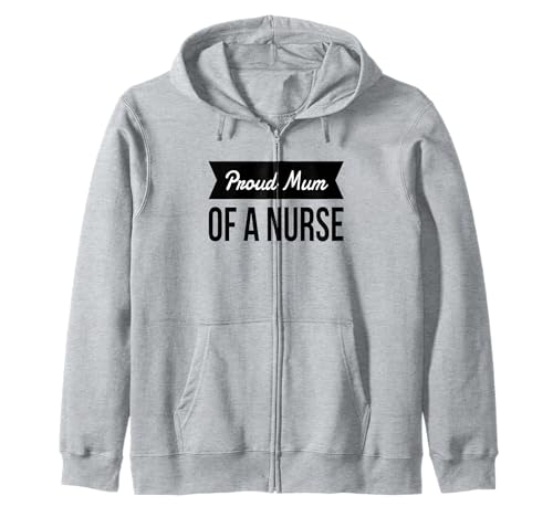 Top „Proud Mama of a Nurse“ Kapuzenjacke Top „Proud Mama of a Nurse“ Kapuzenjacke von Support out Heroes