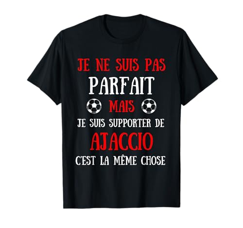 Ajaccio Fußball für Herren, perfekt Humor Geschenkidee personalisiert T-Shirt Ajaccio Fußball für Herren, perfekt Humor Geschenkidee personalisiert T-Shirt von Supporter Football Humoristique
