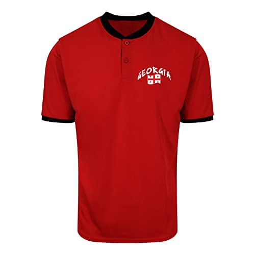 Supportershop Herren Georgien Polohemd, rot, L von Supportershop