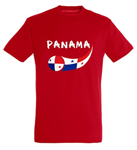 Supportershop Herren Panama Rouge T-Shirt, rot, L von Supportershop
