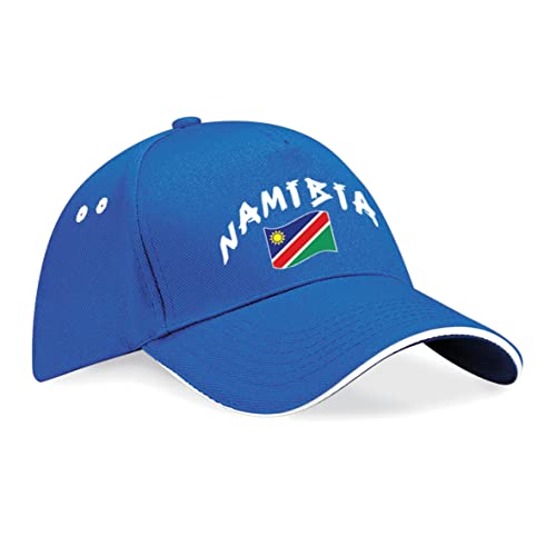 Supportershop Unisex Namibia Baseballkappe, blau, One Size von Supportershop