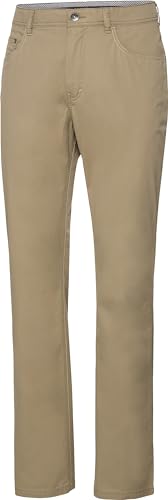 Suprax Chino Hose Herren, Freizeithose Herren aus edler Pima-Baumwolle, extra leichte Sommerhose Herren in Regular Fit Passform mit Stretch, Sand, Gr. 24 von Suprax