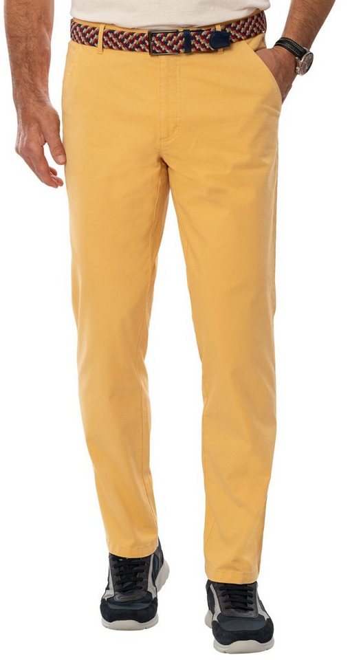 Suprax Chinos in Regular-fit-Passform, im Chino-Stil und mit mehrfarbigem Flechtgürtel von Suprax