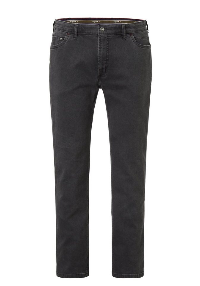 Suprax Regular-fit-Jeans 5-Pocket Suprax Jeans mit elastischem Komfort-Dehnbund und Sicherheitstasche Suprax Regular-fit-Jeans 5-Pocket Suprax Jeans mit elastischem Komfort-Dehnbund und Sicherheitstasche von Suprax