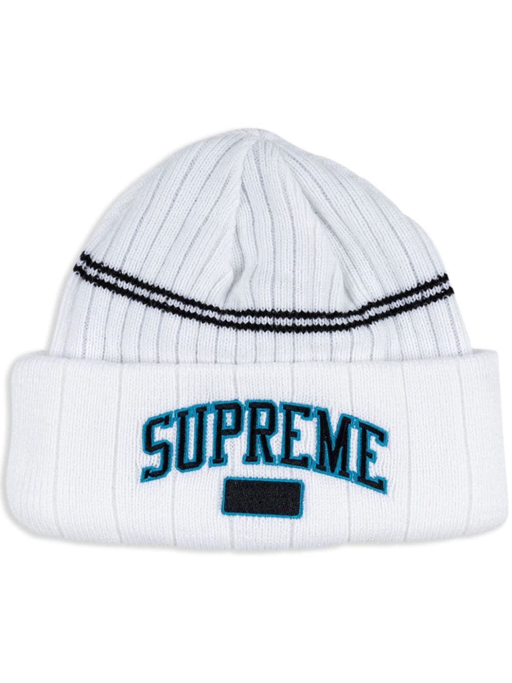 Supreme Beanie mit Logo-Stickerei - Weiß von Supreme