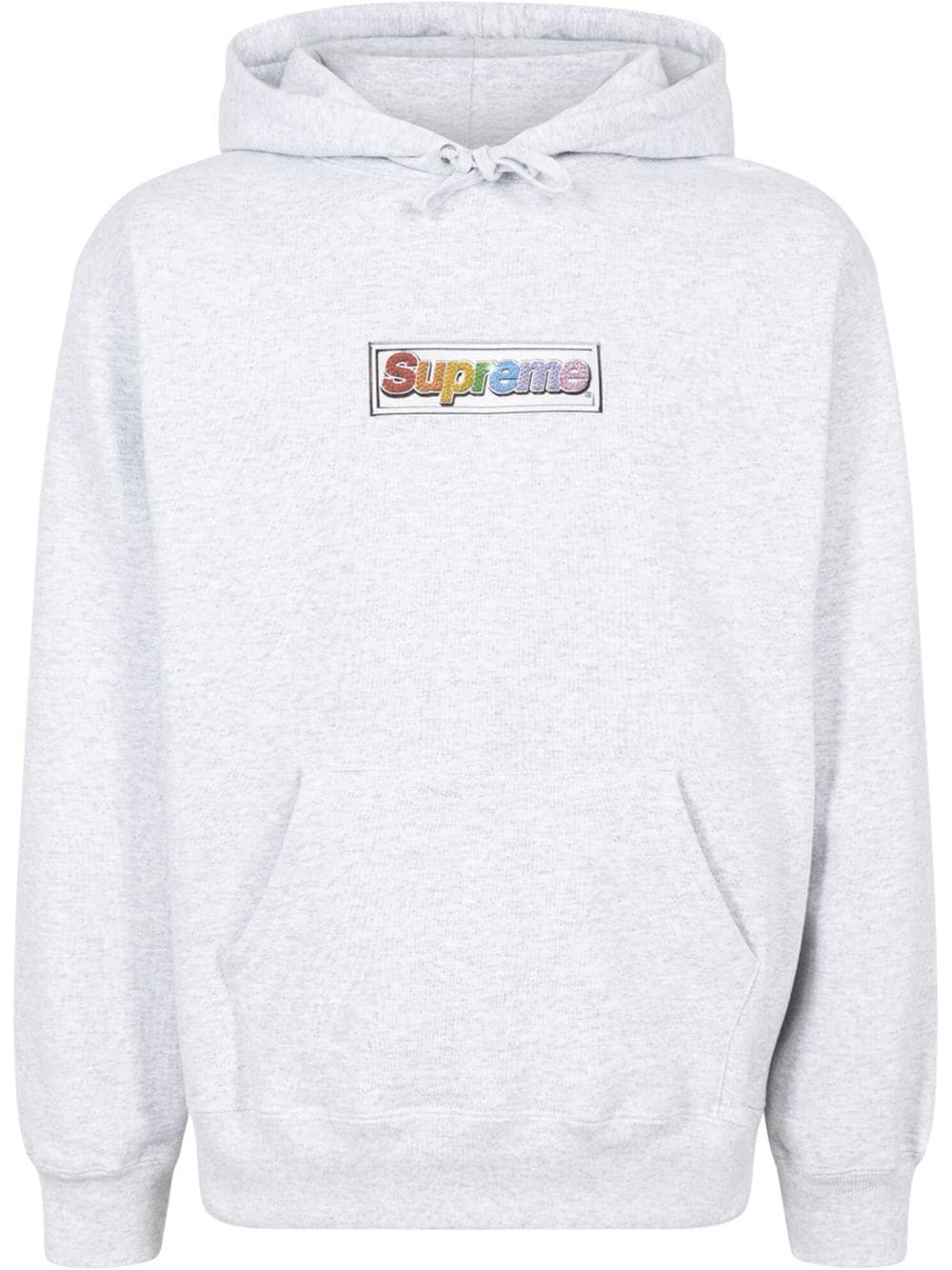 Supreme Hoodie mit Logo - Grau von Supreme