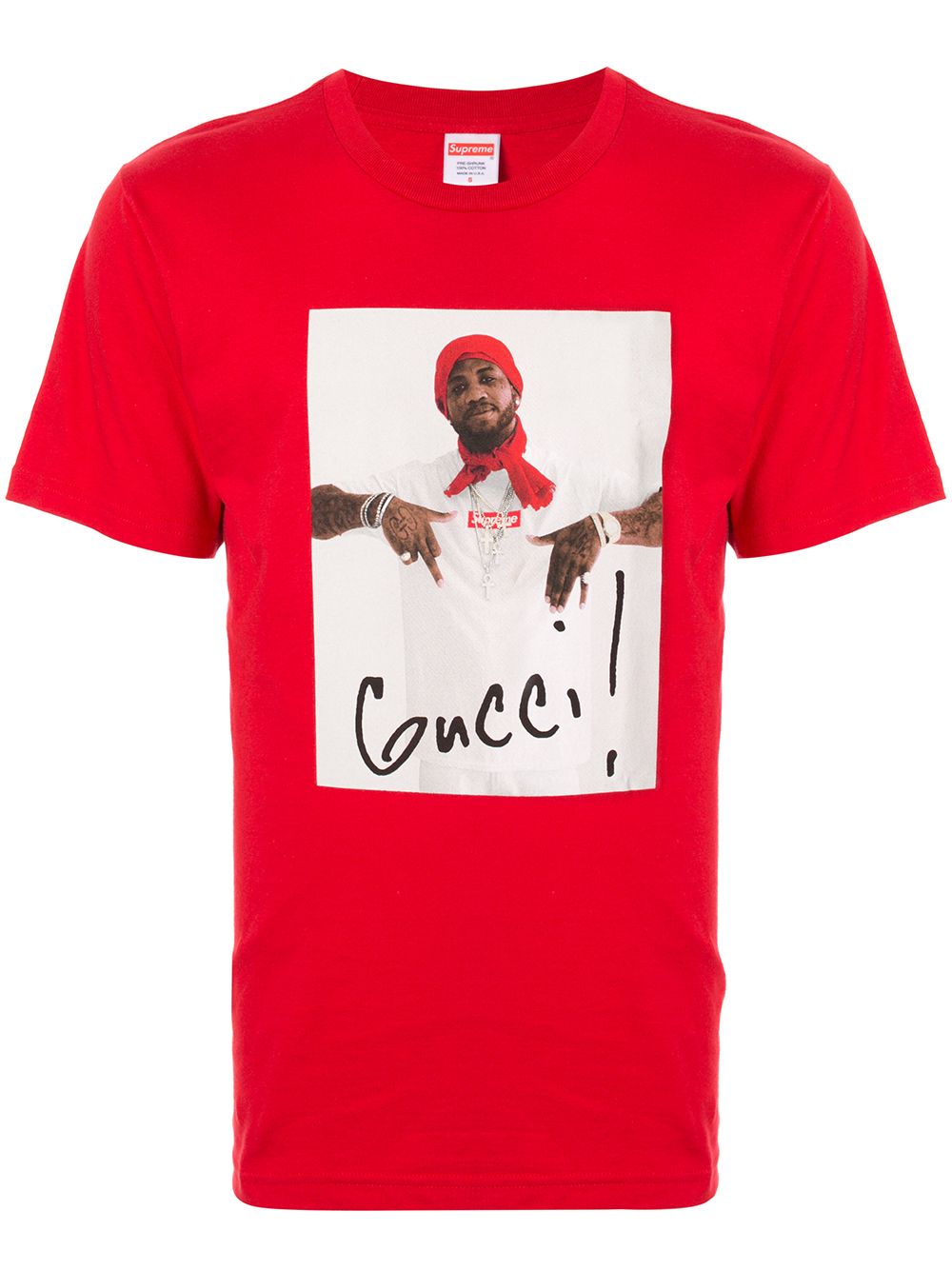 Supreme 'Gucci Mane' T-Shirt - Rot von Supreme