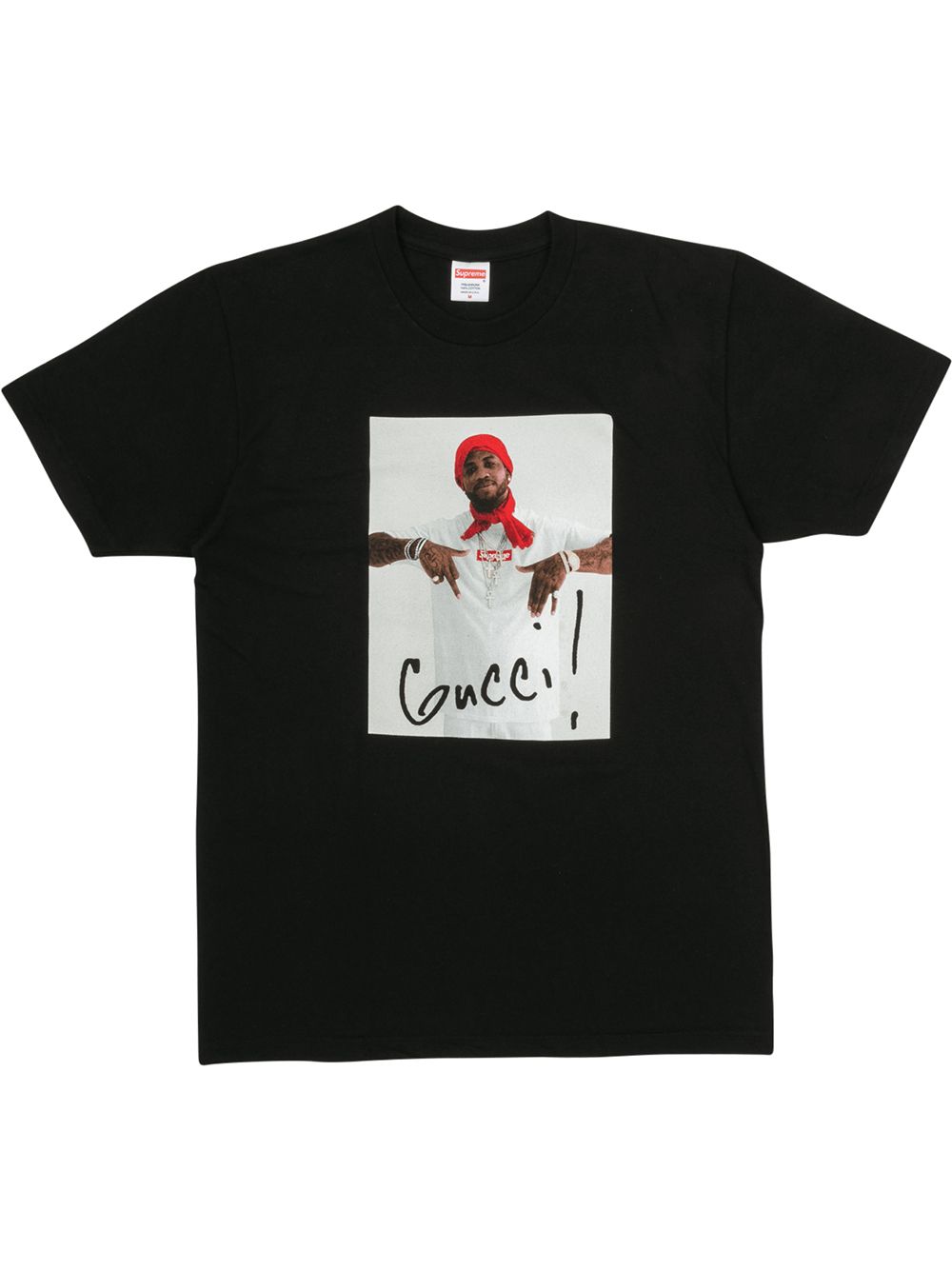 Supreme Gucci Mane T-Shirt - Schwarz von Supreme