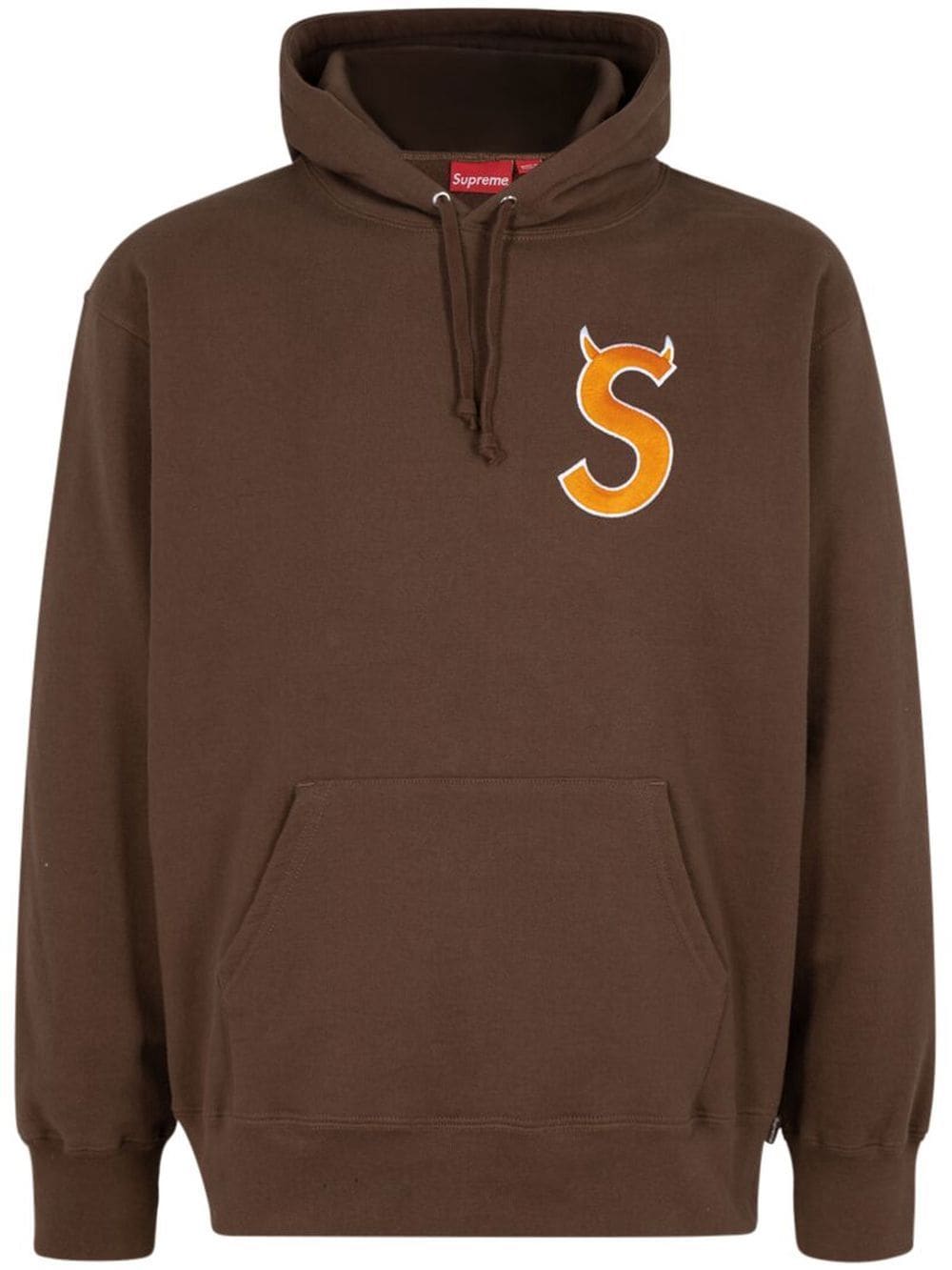 Supreme Hoodie mit S-Logo - Braun von Supreme