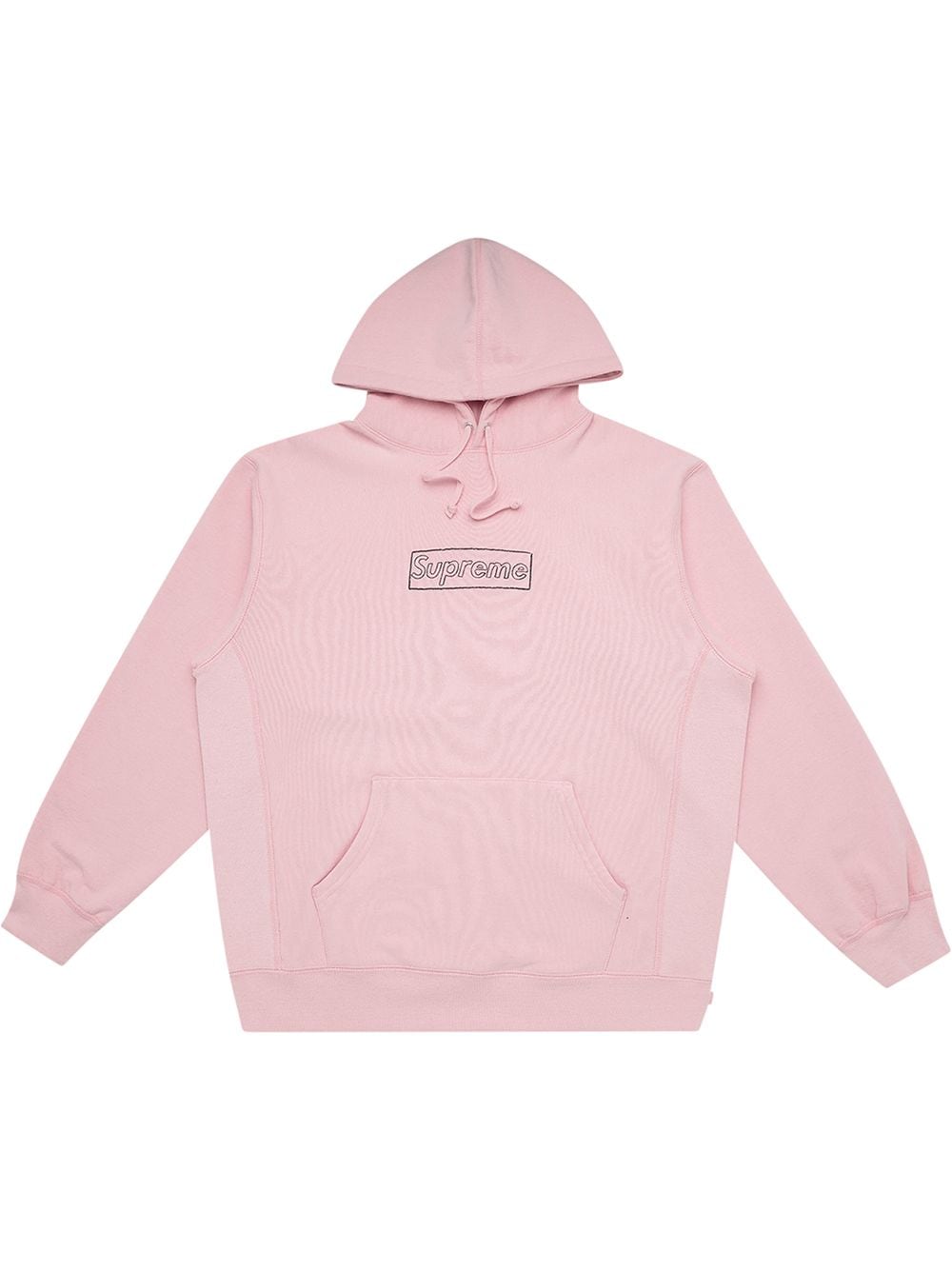 Supreme Kaws Chalk Hoodie mit Logo - Rosa von Supreme