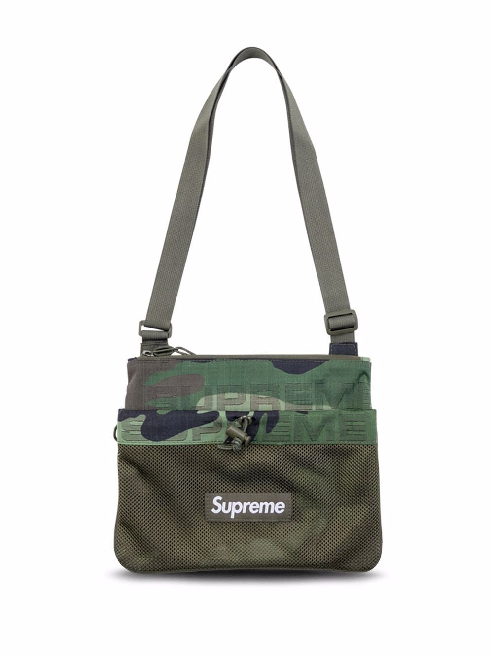 Supreme Schultertasche mit Logo-Print - Grün von Supreme