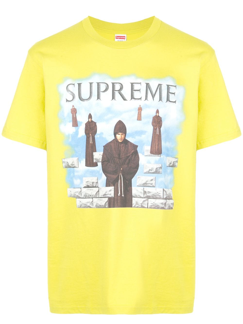 Supreme T-Shirt mit "Levitation"-Print - Gelb von Supreme