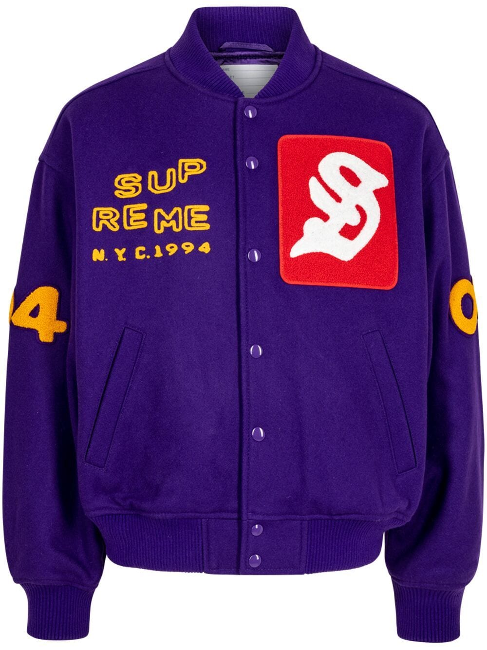 Supreme Tourist Collegejacke - Violett von Supreme