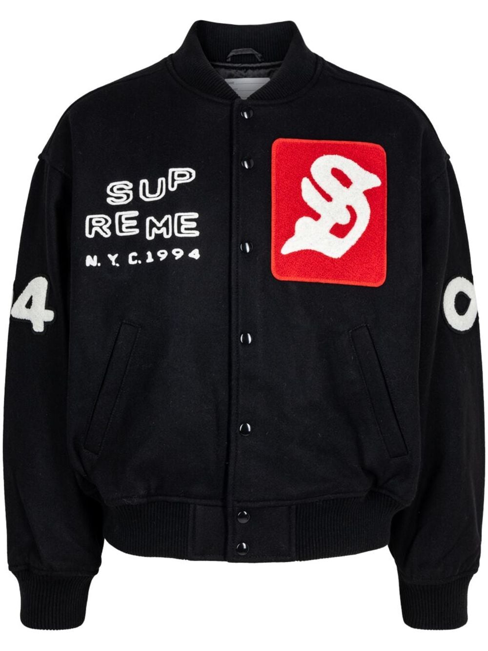 Supreme Tourist Collegejacke - Schwarz von Supreme