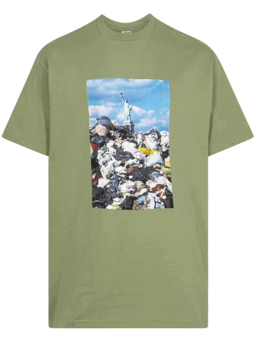 Supreme Trash T-Shirt mit Foto-Print - Grün von Supreme