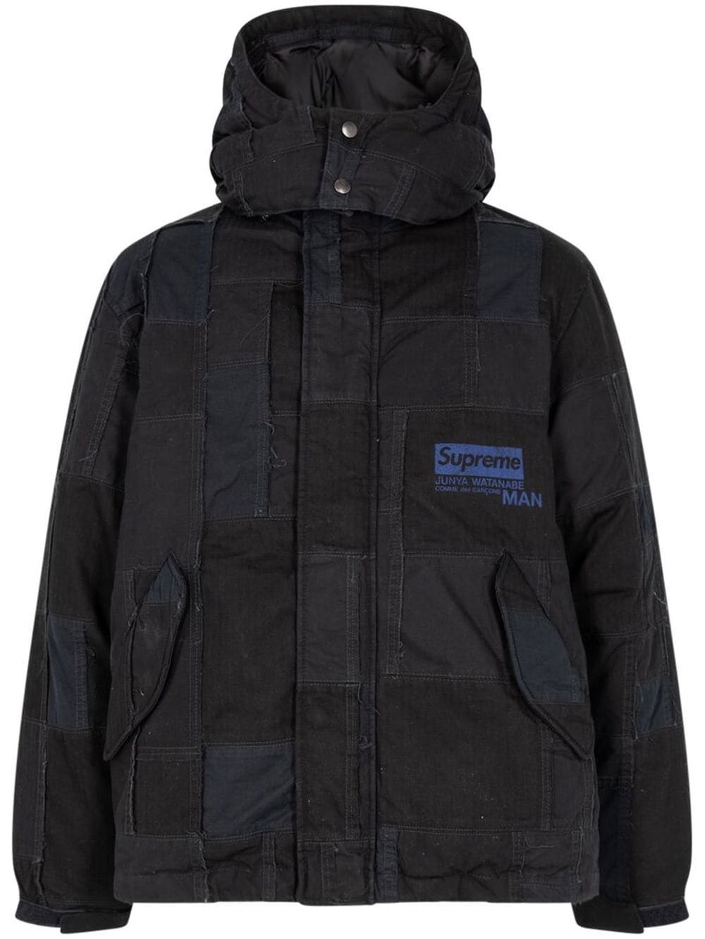 Supreme x Junya Watanabe Jacke im Patchwork-Look - Schwarz von Supreme