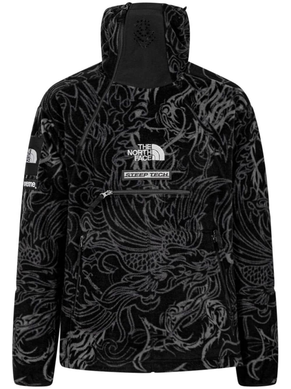 Supreme x TNF Steep Tech Fleecepullover - Schwarz von Supreme