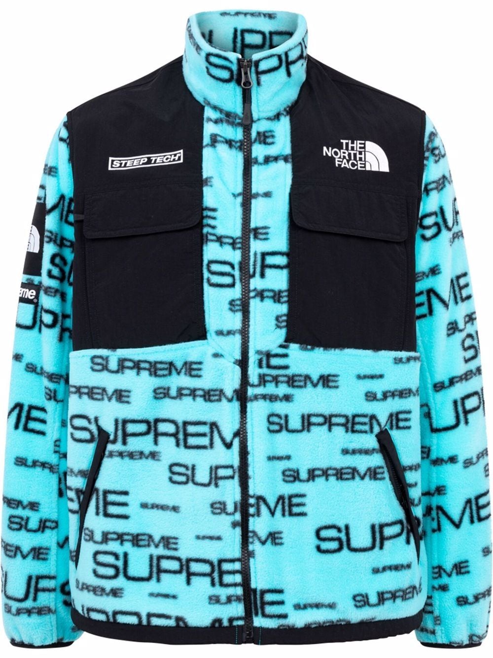 Supreme x The North Face Fleecejacke - Blau von Supreme