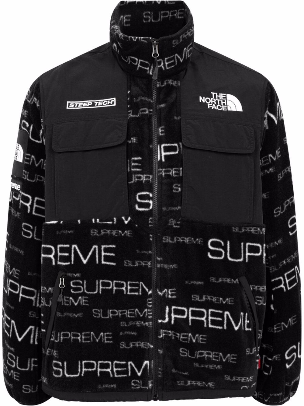 Supreme x The North Face Fleecejacke - Schwarz von Supreme