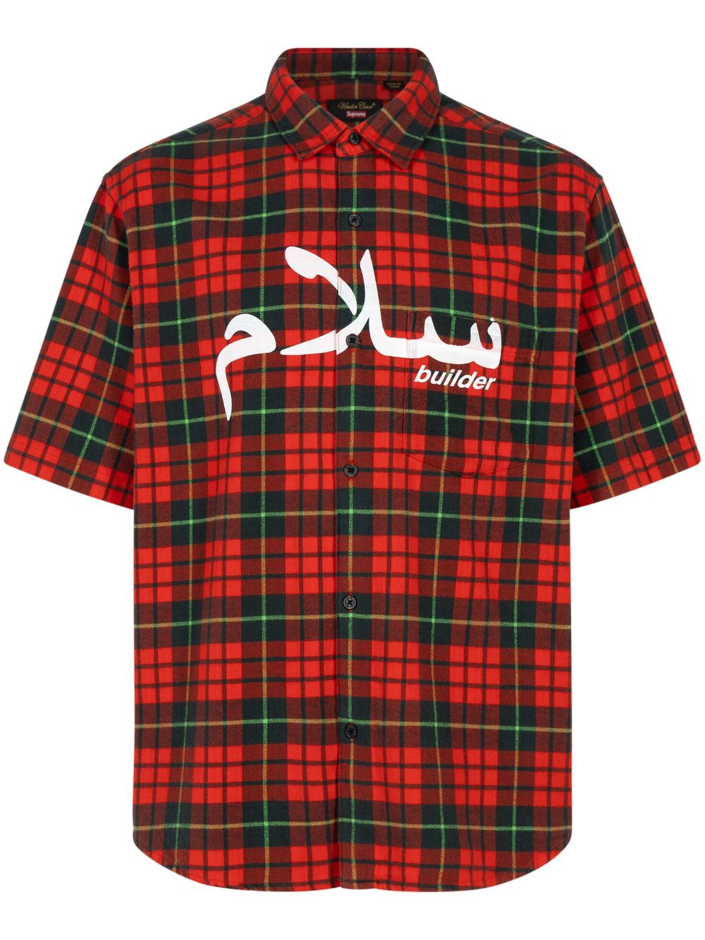 Supreme x Undercover Kariertes Flanellhemd - Rot von Supreme