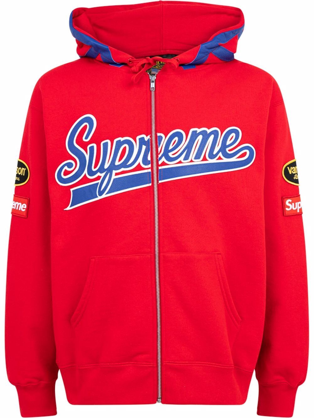 Supreme x Vanson Leathers Spider Kapuzenjacke - Rot von Supreme