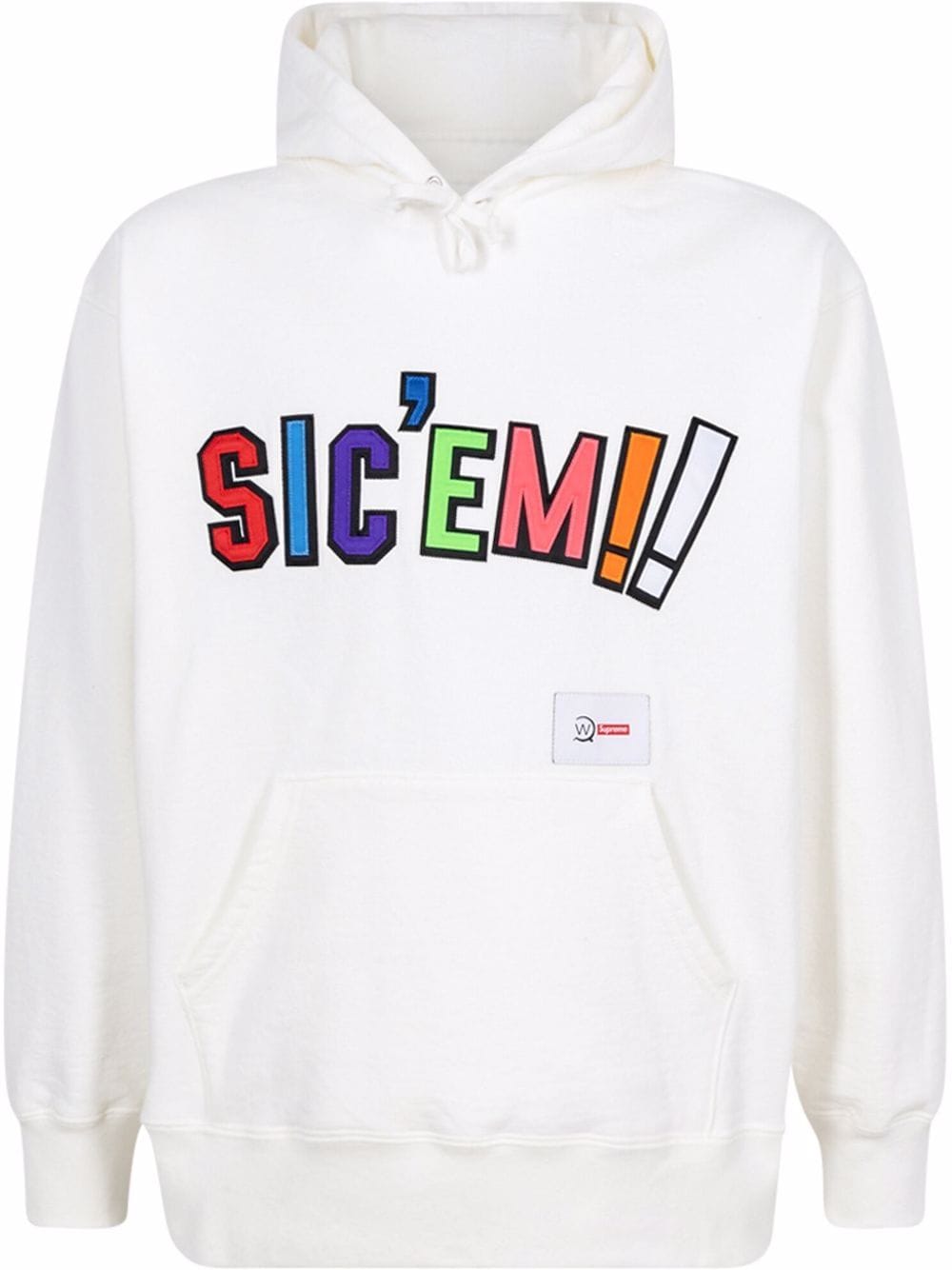 Supreme x WTAPS Sic'em! Hoodie - Weiß von Supreme