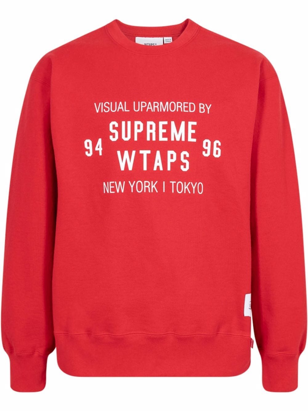 Supreme x WTAPS Sweatshirt - Rot von Supreme