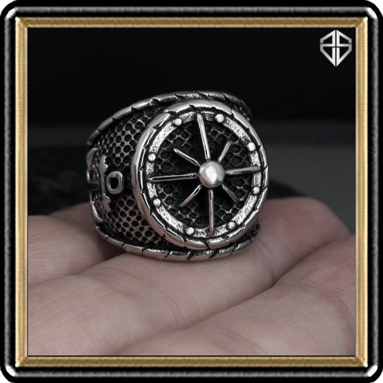Kompass Ring Aus Sterling Silber Nautical Compass Anker Sailor Design Kompass Ring Aus Sterling Silber Nautical Compass Anker Sailor Design von SupremeSilverJewelry