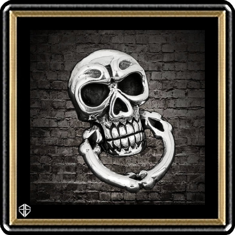 Totenkopf Concho Biker Wallet Chain Connector, Leder Handwerk Versorgung Totenkopf Concho Biker Wallet Chain Connector, Leder Handwerk Versorgung von SupremeSilverJewelry