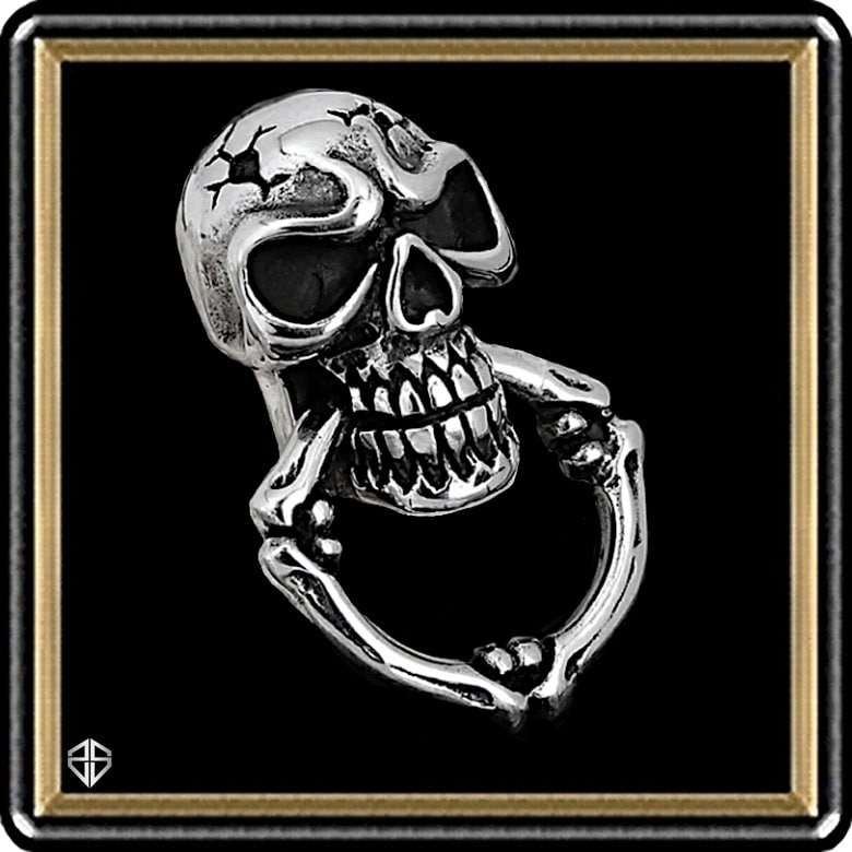 Totenkopf Concho Biker Wallet Chain Connector Totenkopf Concho Biker Wallet Chain Connector von SupremeSilverJewelry