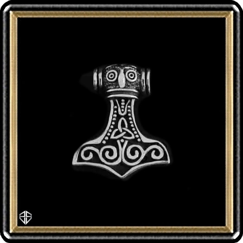 sterling Silber Thorshammer Anhänger Skane Wikinger Amulett sterling Silber Thorshammer Anhänger Skane Wikinger Amulett von SupremeSilverJewelry
