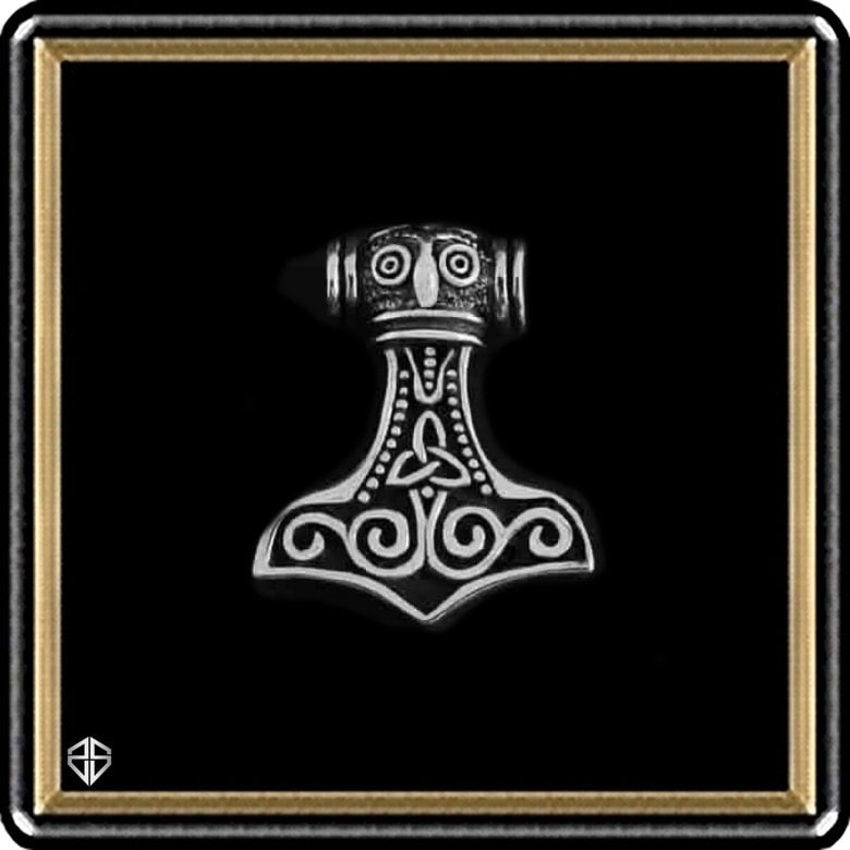 sterling Silber Thorshammer Anhänger Skane Wikinger Amulett sterling Silber Thorshammer Anhänger Skane Wikinger Amulett von SupremeSilverJewelry