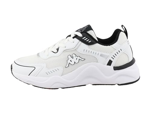 Kappa Sneaker Damen, Farbe:White-Black, Größe:42 Kappa Sneaker Damen, Farbe:White-Black, Größe:42 von Kappa