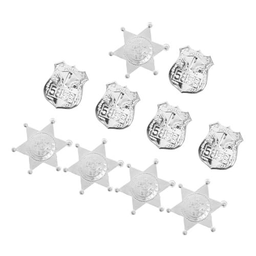 SUPVOX 10 Stück für Teiliges Kostümzubehör für Rollenspiele Leicht und Langlebig für Junge Polizeikostüm und Cosplay Requisiten von Supvox