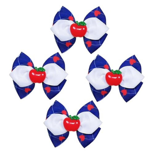 SUPVOX 4 Stück Teiliges Haarspangen mit Netzschleife und Sternenmotiv Leichte Haarklammern für Mädchen Rutschfeste Haarschleifen für Alltag Party Cosplay Geschenkidee für Damen von Supvox