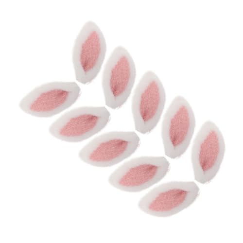 SUPVOX 5 Paare Hasenohr Stirnband Hasenohranhänger für Stirnband Haarnadeln Hasenohr Osterhasenohren selber machen Haarschmuck für DIY Mini-Osterhasenohren Mädchen Haarzubehör Stoff von Supvox