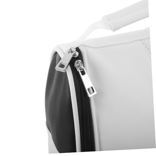 SUPVOX Golf Schuh Tasche aus Kunstleder Atmungsaktiv mit Reißverschluss Staubschutz und Tragegriff Multifunktional für Golf Wandern Sport Praktisch für Herren und Damen von Supvox