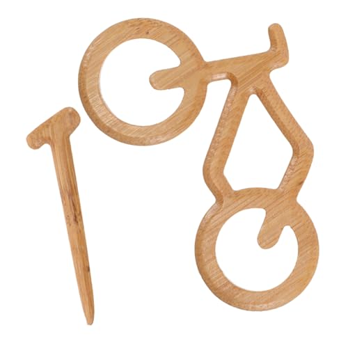 Supvox Holz Fahrradbrosche Für Kleidung Hüte Taschen Radsport Deko Accessoires Fahrrad Anhänger Tragbare Dekoration Fahrrad Brosche Holz Anstecker von Supvox