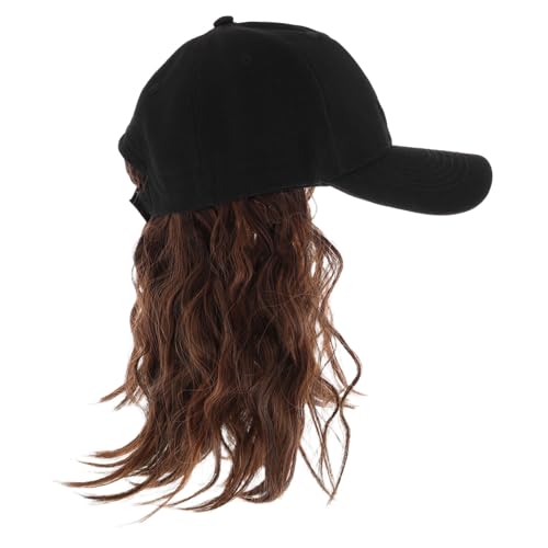SUPVOX Lockenperücke Mit Integrierter Baseballmütze Kurze Perücke Für Damen Und Herren Modische Haarkappe Aus Kunsthaar Für Täglichen Gebrauch Und Besondere Anlässe von Supvox