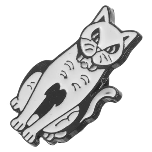 SUPVOX Lustige und Süße Katzenbrosche Legierung Cartoon Anstecknadel für Rucksäcke und Kleidung Einzigartiges Design Tragbar und Vielseitig Einsetzbar als Modisches Accessoire von Supvox