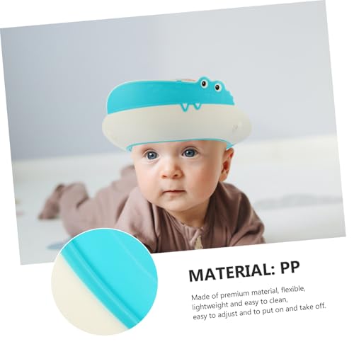 SUPVOX Verstellbare Badekappe Duschhaube mit Ohrenschutz Komfortabler Haarwaschschutz für Junge Mädchen und Kleinkinder Leicht Trocknend und Tragbar von Supvox