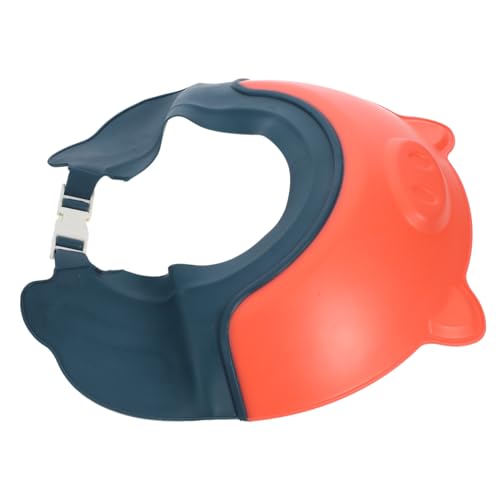 SUPVOX Verstellbare Wasserdichte Shampoo Mütze mit Breiter Krempe und Ohrenschutz Lustiges Cartoon design aus Weichem Sicherem für Schmerzfreies Haarewaschen und Badespaß von Supvox