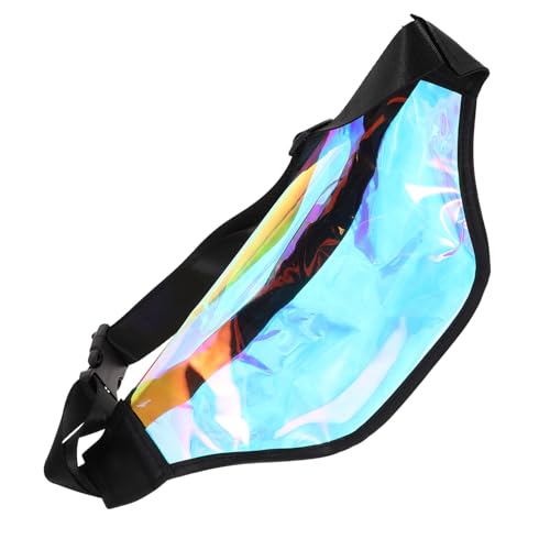 SUPVOX wasserdichte Bauchtasche Damen Verstellbar Leichte Gürteltasche für Sport Reisen Alltag mit Transparentem PVC und Mittlerer Kapazität für Handy und Kleine Utensilien von Supvox