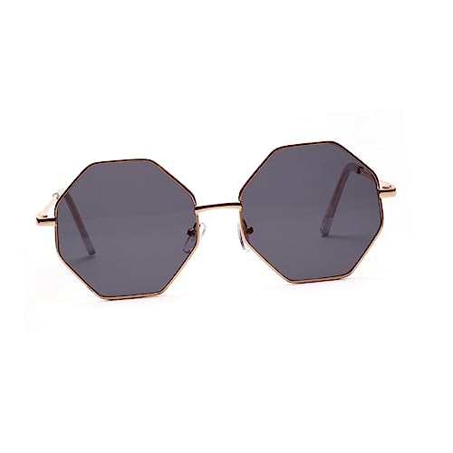 Supvox 1 Paar Sonnenbrille Für Den Strand Überdimensioniert Männer Gläser Retro Trendy Strandbrillen Grau von Supvox