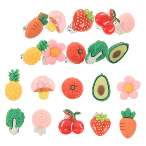 Supvox 10 Paare Clip Ohrringe Blumen Ohrclips ohne Ohrloch Schmerzfrei Süße Prinzessin Ohrschmuck für Mädchen und Kleinkinder Niedliche Spielerische Accessoires von Supvox