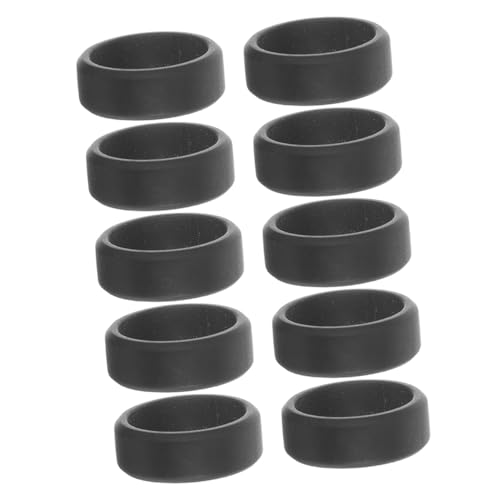 Supvox 10 Stück Teiliges Silikonring Herren Hautfreundlich Flexibel und Glatt Strapazierfähig für Outdoor sport Modische Dekorative Ringe Bequem und Sicher für Täglichen Gebrauch von Supvox