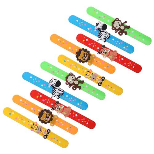 Supvox 10 Stück Tierarmband Party Tiere erste deko Silikonarmbänder klatschen Armbänder Snap-Armbänder Armband Geburtstag Cartoon Gastgeschenke für Kindergeburtstage Kieselgel Supvox 10 Stück Tierarmband Party Tiere erste deko Silikonarmbänder klatschen Armbänder Snap-Armbänder Armband Geburtstag Cartoon Gastgeschenke für Kindergeburtstage Kieselgel von Supvox